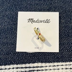 💙Madewell healing stone ring New💙